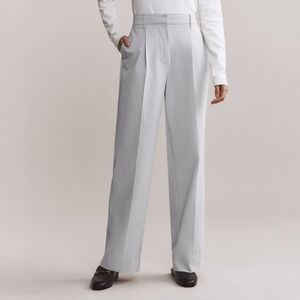 Rhone Gray Mist Commuter Pleated Trouser, 12, Quiet Luxury, Minimalist, Office